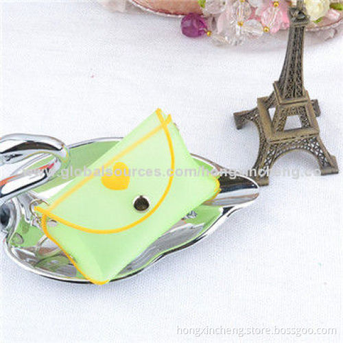 Promotional Cute Silicone Rubber Wallet, Any PMS Colors Available, Easy to Clean and Non-stick